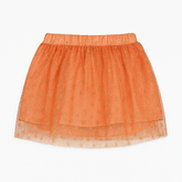 Girls tea pink net skirt