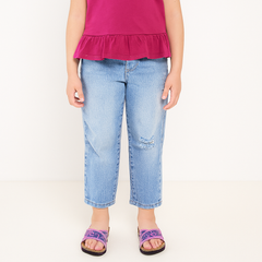 Girls light blue denim pant