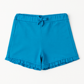 Girls blue frill short