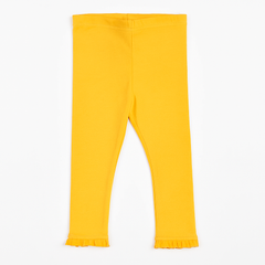 Girls yellow frill tights