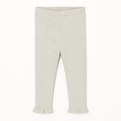 Girls gray frill tights