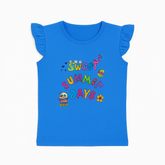 Girls blue summer days T-shirt