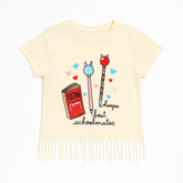 Girls whoops Frill T-Shirt