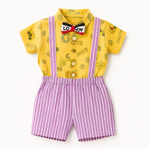 Boys yellow animal 2 pc