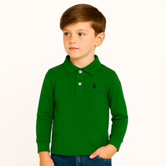 Basic Green polo shirt