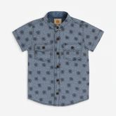 Boys printed casual shirt
