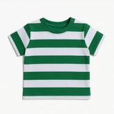 Boys green and white lining T-Shirt (Last Chance)