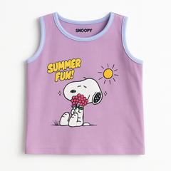 Girls purple snoopy sando