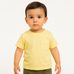 Boys yellow basic T-Shirt