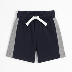 Boys blue and gray shorts