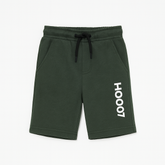 Boys commando green cotton short