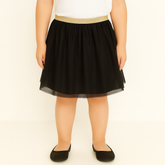 Black net skirt