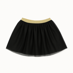 Black net skirt