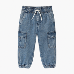 Boys blue cargo pant