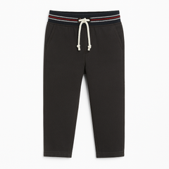 Boys charcoal gray rib pant