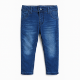 Boys dark blue denim pant
