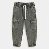 Boys gray cargo pant