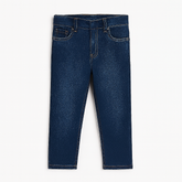 Boys dark blue denim pant