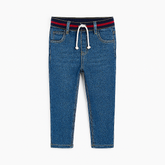 Boys light blue rib pant
