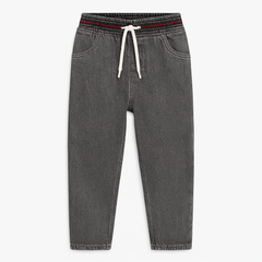 Boys light gray rib pant
