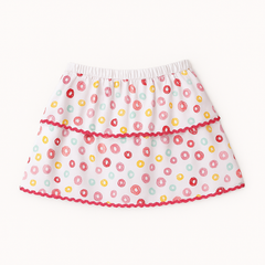 Girls multi donuts shorts