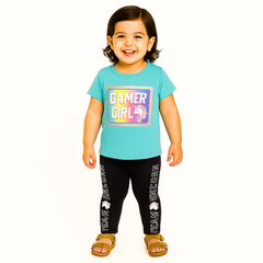 Girls gammer unicorn 2 pc