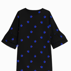 Girls blue sparrow top