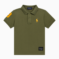Boys commando horse embroidered polo shirt