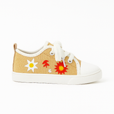 Girl skin flower sneakers