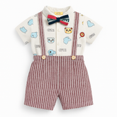 Boys white animals 2 pc (Summer)