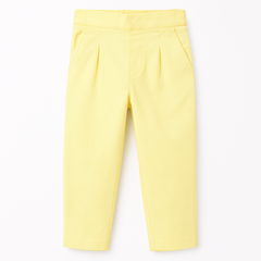 Girls yellow pleated pant