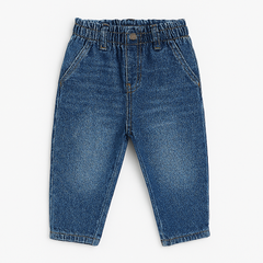 Girls dark blue jogger style pant