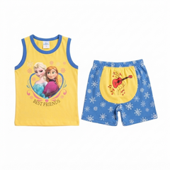 Girls yellow frozen 2 pc