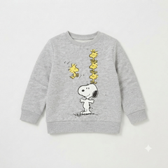 Girls gray snoopy sweatshirt