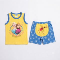 Girls yellow frozen 2 pc
