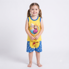 Girls yellow frozen 2 pc