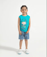 Girls blue doll sequin sandoo (Last Chance)