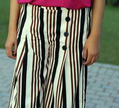 Ladies brown lining flapper
