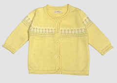 Yellow glitter cardigan