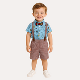 Boys blue animal 2 pc