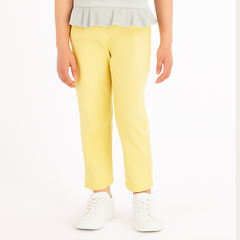 Girls yellow pleated pant