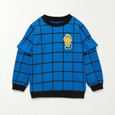 Girls Peanuts Graphic Blue Sweatshirt