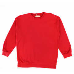Red BASIC SWEAT SHIRT