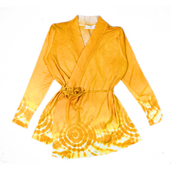 Ladies yellow openable shrug (Last Chance)