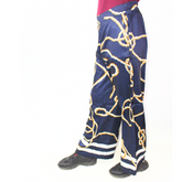 Ladies printed silk flapper