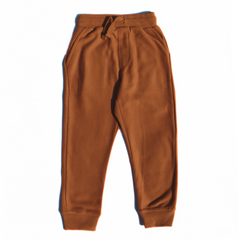 CAMEL BROWN RIB TROUSER