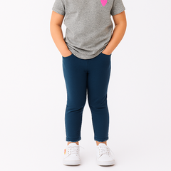 Girls blue lace tights