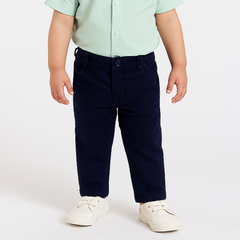 Boys blue cotton pant