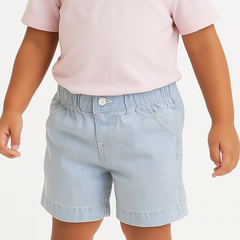 Boys denim jogger shorts
