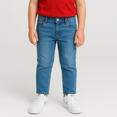 Boys ice blue denim pant